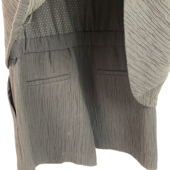 Anthropologie Elevenses Santa Ana Tiered Bodice crinkle stretch romper jumpsuit - Picture 9 of 13